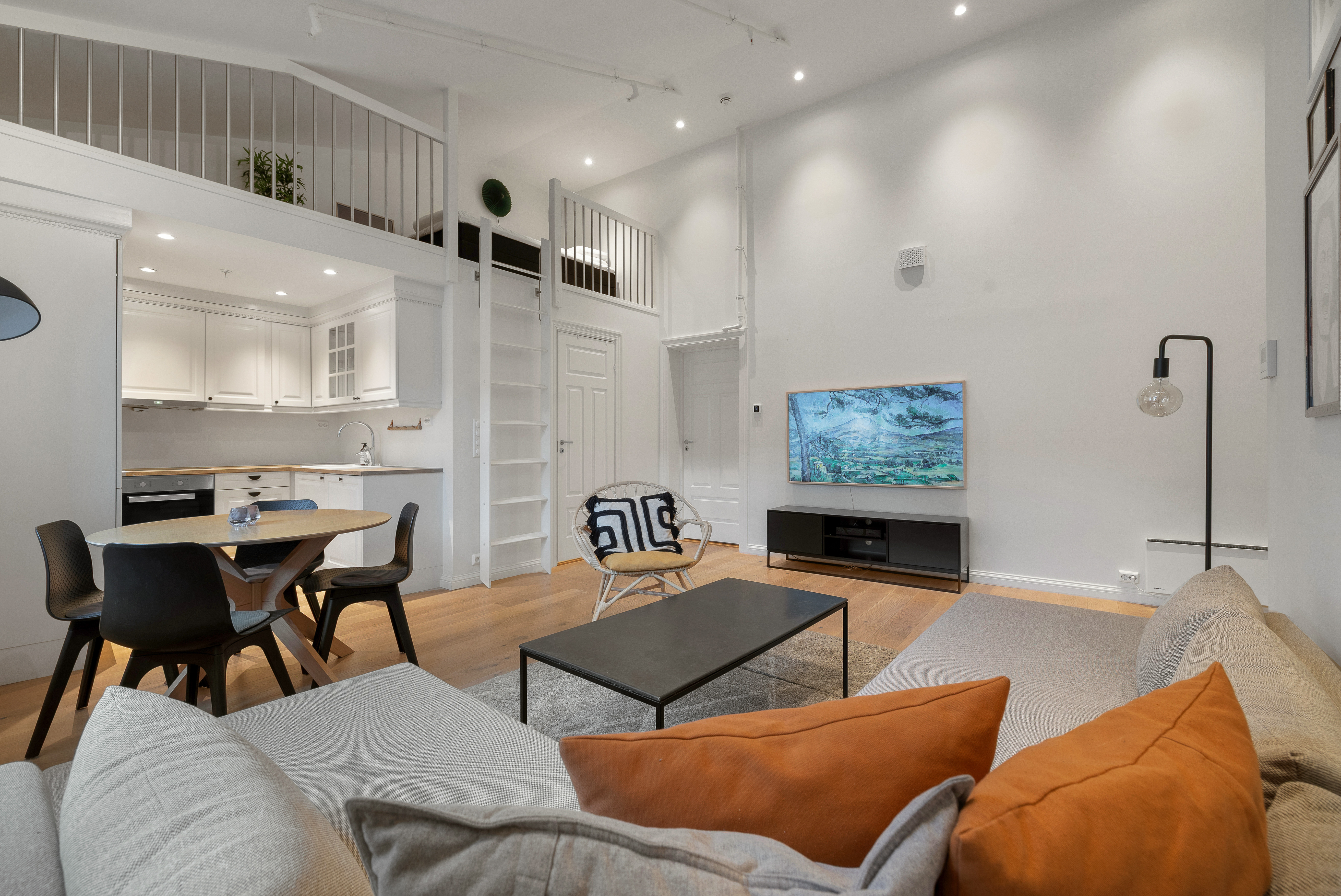 Mountain view from property